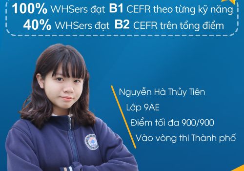 Toefl Junior Challenge: WHSers chinh phục đỉnh cao, gọi tên điểm số hoàn hảo