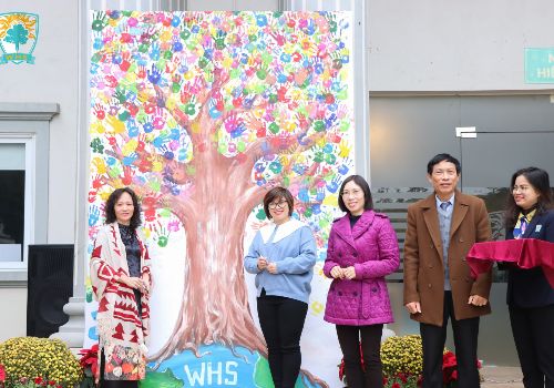 Sinh hoạt dưới cờ đầu tiên của năm mới – cùng vẽ “cây ước mơ xanh”