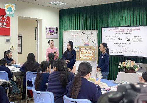 Chuyên đề cấp Quận: Cô giáo 9X của WHS được đánh giá cao từ tổ cốt cán chuyên môn