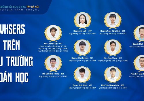 WHSers viết tiếp bài ca chiến thắng trên đấu trường toán học