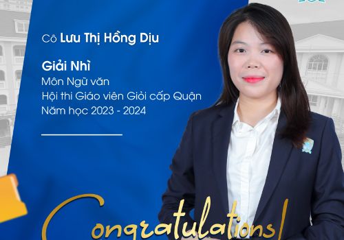 Chúc mừng thành tích giáo viên trong Hội thi Giáo viên dạy giỏi cấp Quận