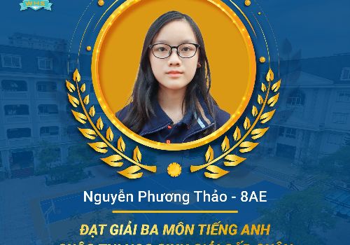 Chúc mừng WHSers đạt giải học sinh giỏi cấp Quận