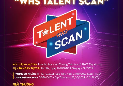 Tìm kiếm tài năng 2023 – “WHS Talent Scan”