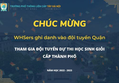 WHSers ghi danh vào đội tuyển quận Bắc Từ liêm
