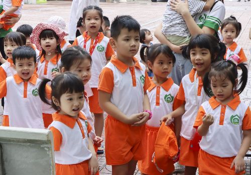 Mầm non Búp Sen Xanh trải nghiệm tại Tây Hà Nội