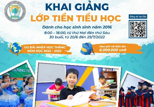 Khai giảng Lớp Tiền tiểu học