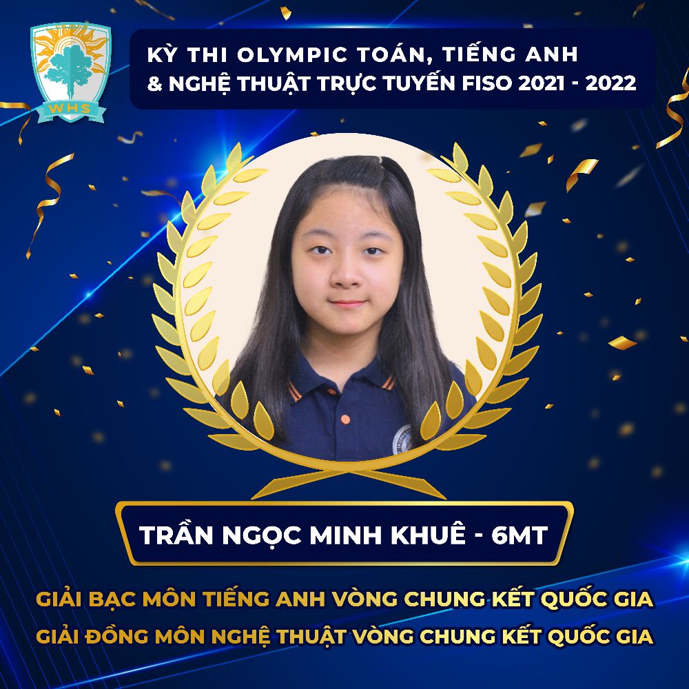 Chúc mừng WHSers đã đạt giải tại vòng Chung kết quốc gia kỳ thi FISO 2021 – 2022