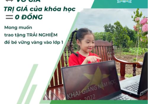 Khai giảng khóa Tiền tiểu học online 18/02/2022