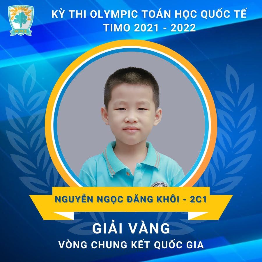 Học sinh Tây Hà Nội gặt hái nhiều thành tích tại kỳ thi Toán Quốc tế TIMO