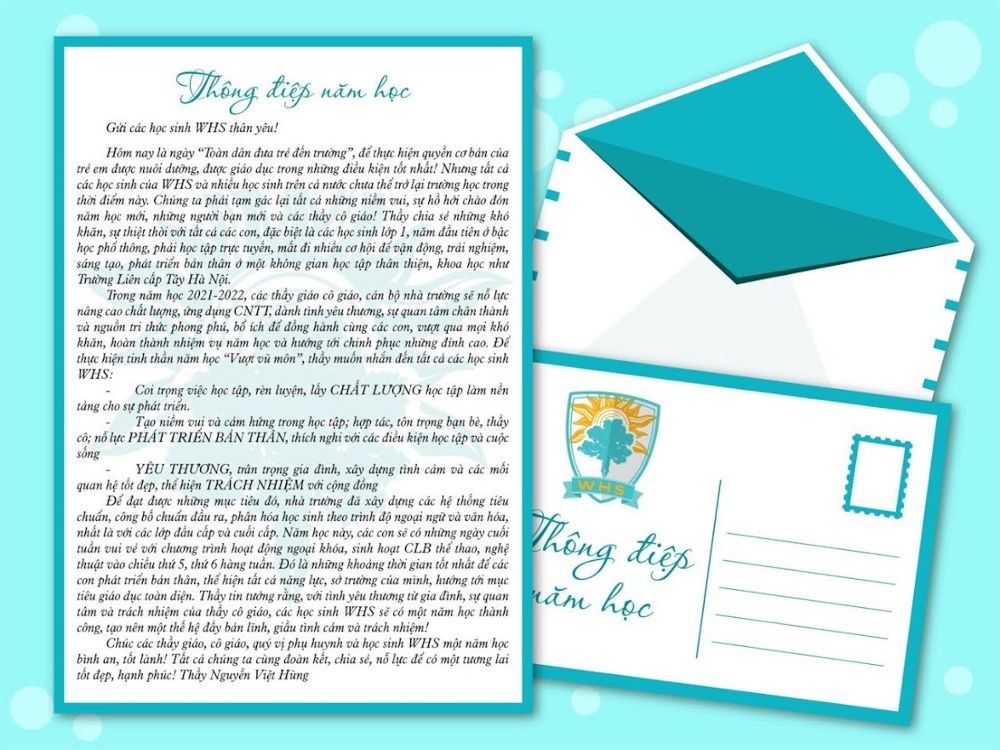 (English) MESSAGE FOR THE SCHOOL YEAR 2021-2022