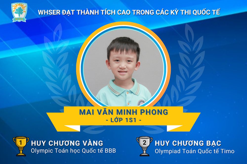 WHSer đạt thành tích cao trong các kỳ thi Quốc tế