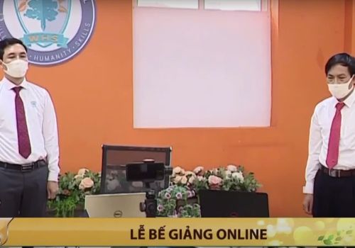 Lễ Bế giảng online tại Tây Hà Nội được phát sóng trên kênh truyền hình Quốc gia