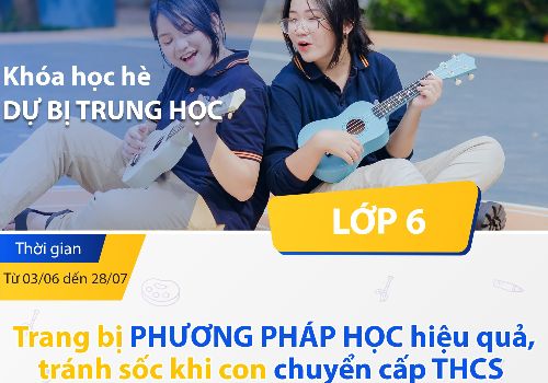 Khóa học hè “Dự bị trung học”