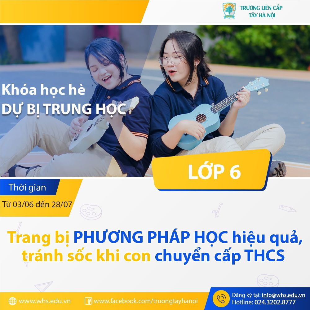 Khóa học hè “Dự bị trung học”