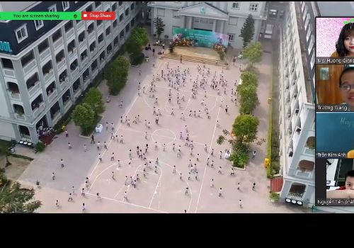 WHSers hào hứng, sôi nổi trong các tiết học online