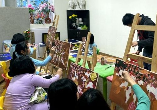 Lắng nghe mùa xuân về bên các tác phẩm nghệ thuật của WHSers