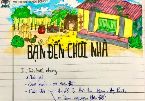 Cuốn vở Ngữ văn rực rỡ đầy màu sắc