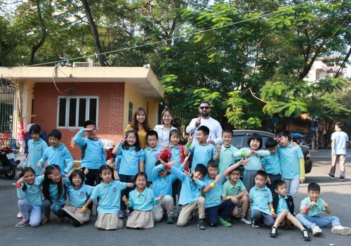 FIELD TRIP – liên môn Tiếng Anh và Kỹ năng sống khối 2 (lớp S): Học tập tại công viên