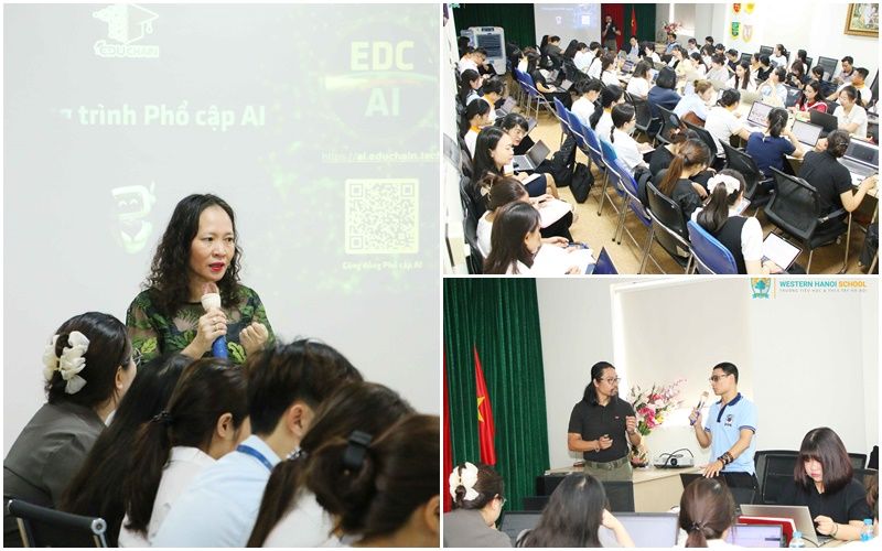 WHS ĐÀO TẠO ỨNG DỤNG AI CHO GIÁO VIÊN VÀ CBNV: SẴN SÀNG CHO NĂM HỌC MỚI VỚI HÀNH TRANG CÔNG NGHỆ