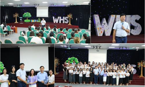 WHS TỔ CHỨC ĐÀO TẠO “MỘT HÀNH TRÌNH - MỘT LÝ TƯỞNG GIÁO DỤC” ĐỂ ĐỘI NGŨ GIÁO VIÊN TRUYỀN CẢM HỨNG, CỐNG HIẾN HẾT MÌNH VÌ HỌC SINH 