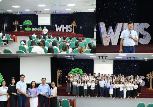 WHS TỔ CHỨC ĐÀO TẠO “MỘT HÀNH TRÌNH - MỘT LÝ TƯỞNG GIÁO DỤC” ĐỂ ĐỘI NGŨ GIÁO VIÊN TRUYỀN CẢM HỨNG, CỐNG HIẾN HẾT MÌNH VÌ HỌC SINH 