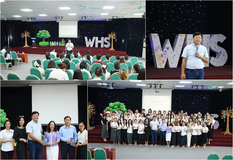 WHS TỔ CHỨC ĐÀO TẠO “MỘT HÀNH TRÌNH - MỘT LÝ TƯỞNG GIÁO DỤC” ĐỂ ĐỘI NGŨ GIÁO VIÊN TRUYỀN CẢM HỨNG, CỐNG HIẾN HẾT MÌNH VÌ HỌC SINH 