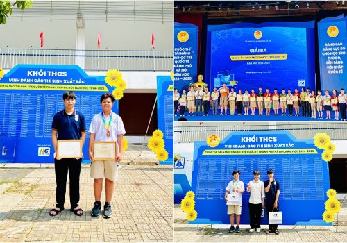 CHÚC MỪNG 02 HỌC SINH WHS GHI DẤU ẤN TẠI CUỘC THI TÀI NĂNG TIN HỌC TRẺ QUỐC TẾ NĂM HỌC 2024 - 2025